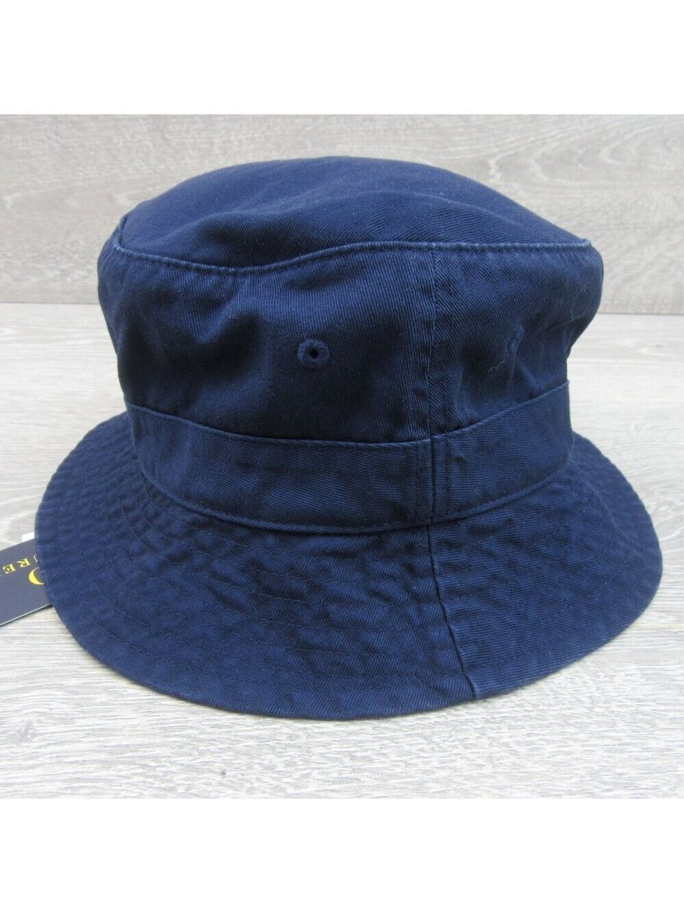 Polo Ralph Lauren Embroidered Bear Bucket Hat Adult Size S/M Navy Blue NEW - Picture 8 of 12